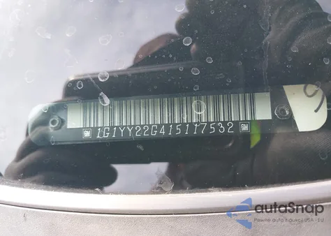 2001 Chevrolet Corvette from USA, damaged, VIN 1G1YY22G415117532